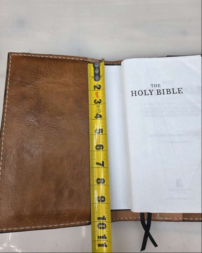 Natural Bible Cover FRONT & BACK - Mallard, Turkey, & White Tail